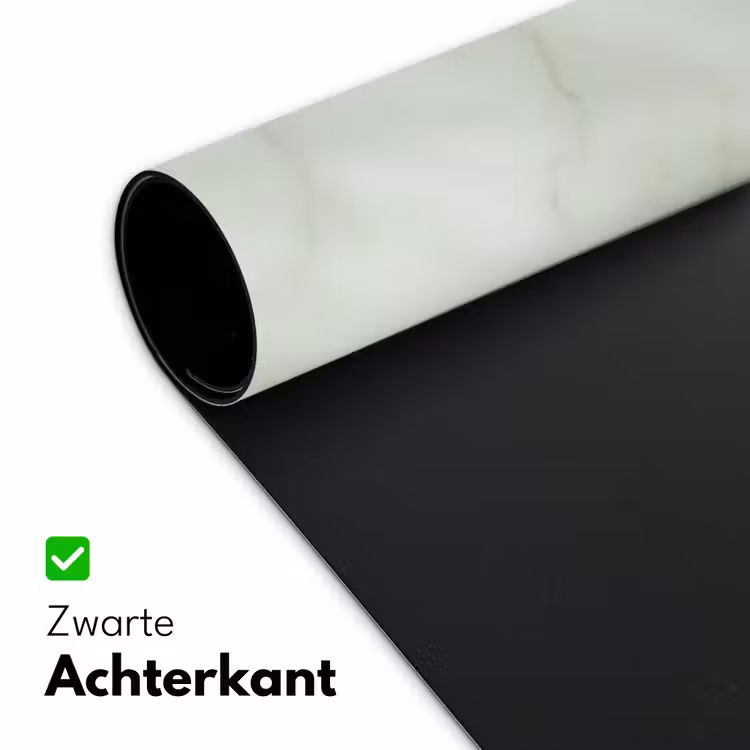 Groen - Marmer - Aders Muismat XXL klein 681 -sfeer2
