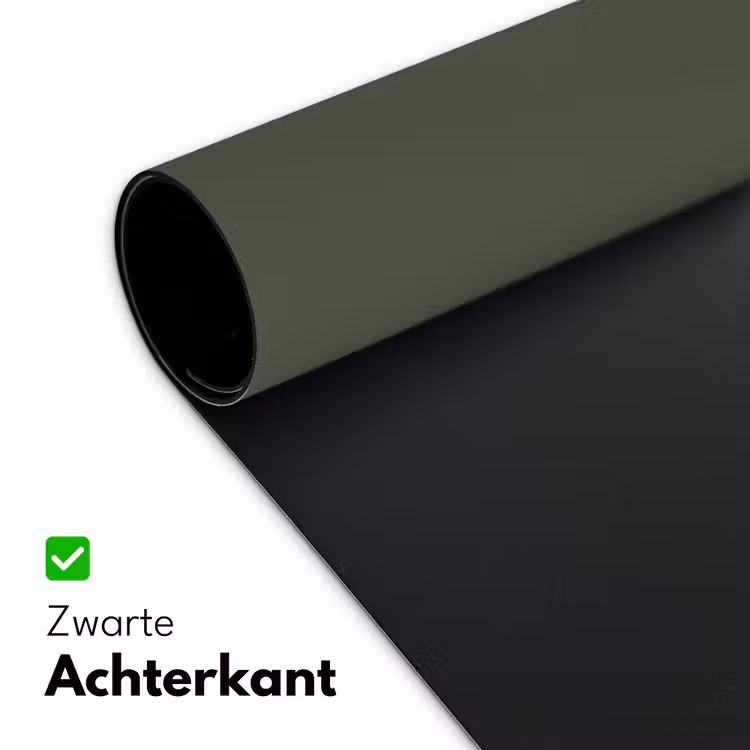 Groen - Effen kleur - Olijfgroen Muismat XXL klein -sfeer2