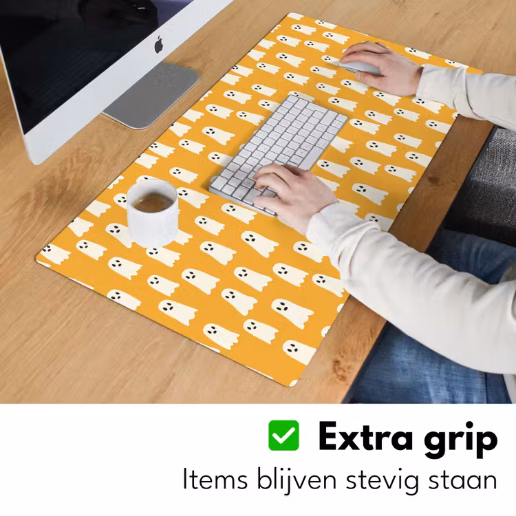 Halloween - Spookjes - Oker Muismat XXL klein 681 -sfeer3