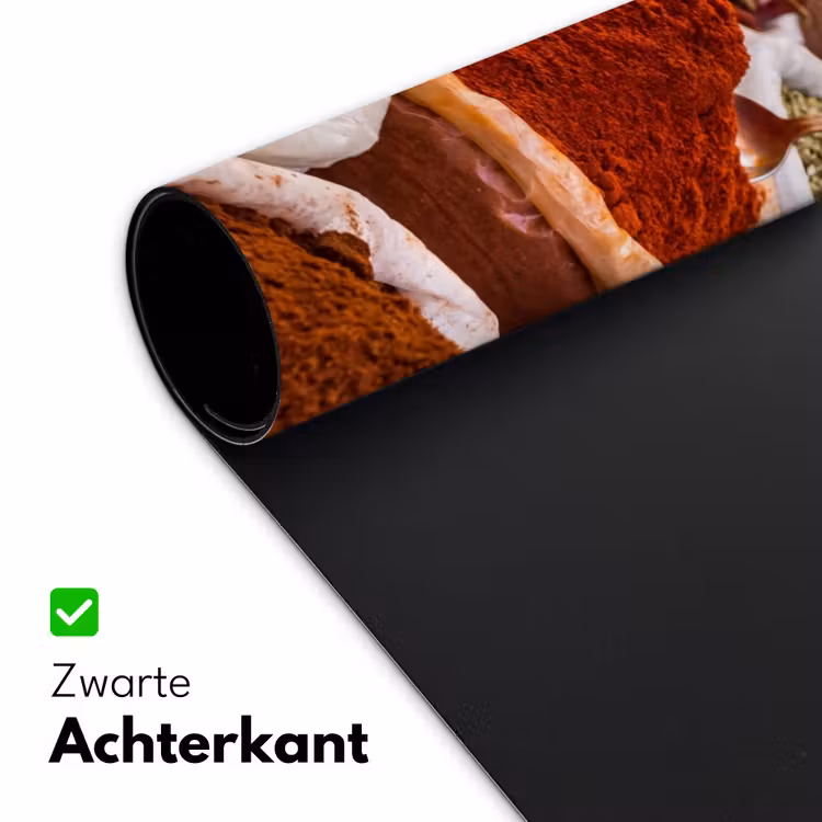 Desk Mat - Herbs - Market - Food - Kruiden - Markt - Eten Muismat XXL klein