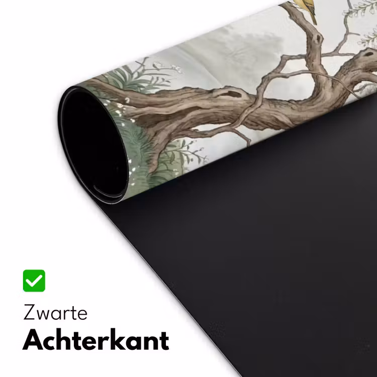 Reiger - Landschap - Groen Muismat XXL klein -sfeer2