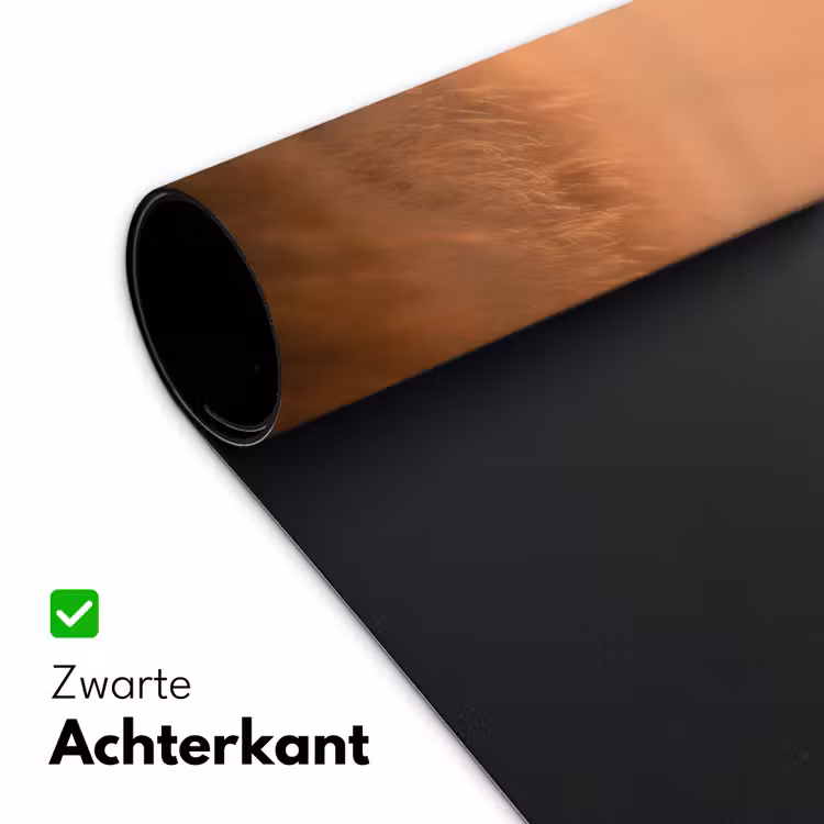 Paard - Grasveld - Zonsondergang Muismat XXL klein -sfeer2