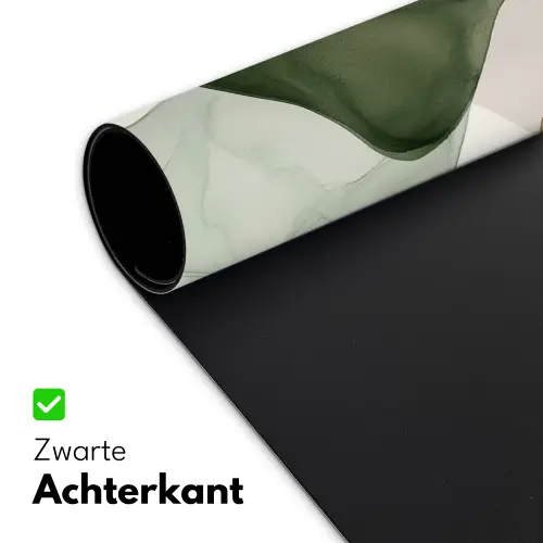 Japandi - Abstract - Groen Muismat XXL klein -sfeer2