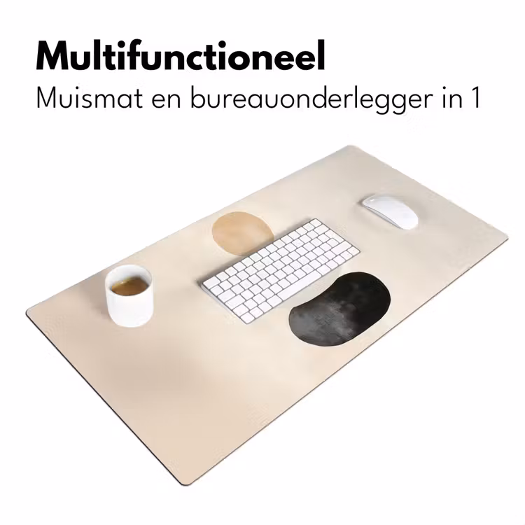 Japandi - Wabi sabi - Beige Muismat XXL klein -sfeer4