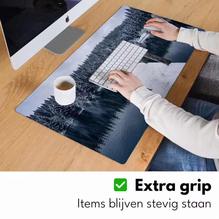 Steiger - Meer - Sneeuw - Bergen - Rustgevend Muismat XXL klein -sfeer3