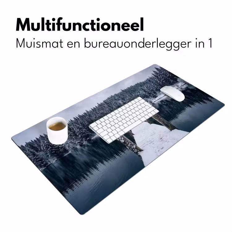 Steiger - Meer - Sneeuw - Bergen - Rustgevend Muismat XXL klein -sfeer4