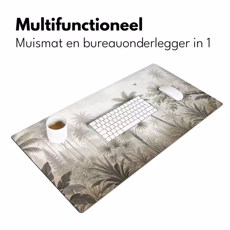 Jungle - Palmbomen - Natuur Muismat XXL klein -sfeer4