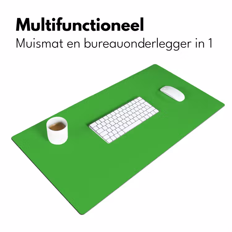 Kelly - Green - Groen Muismat XXL klein 681 -sfeer4