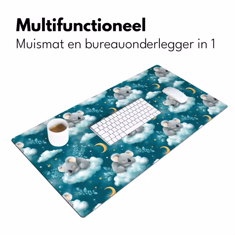 Koala's - Betoverend - Blauw Muismat XXL klein 681 -sfeer4