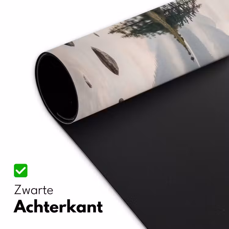Meer - Bergen - Landschap - Groen Muismat XXL klein -sfeer2