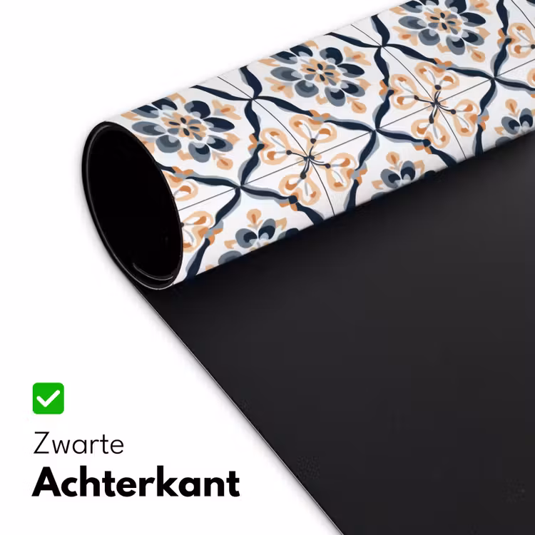 Bladvorm - Patroon - Kleurrijk Muismat XXL klein 681 -sfeer2