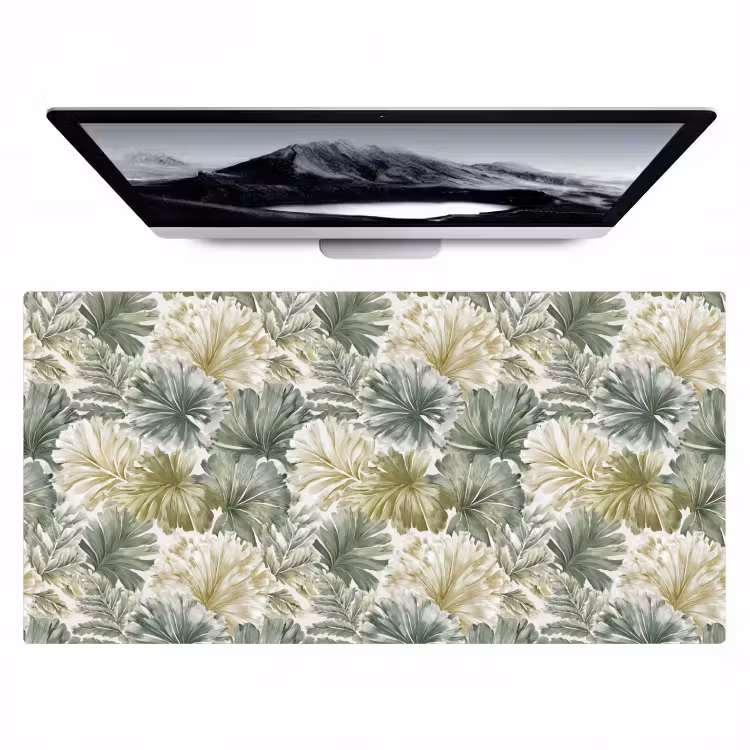 Bladeren - Botanisch - Groen Muismat XXL klein 681 -zzz3d
