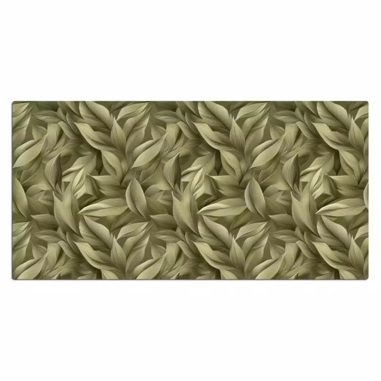 Bladeren - Modern - Groen Muismat XXL klein 681 -3d_leeg