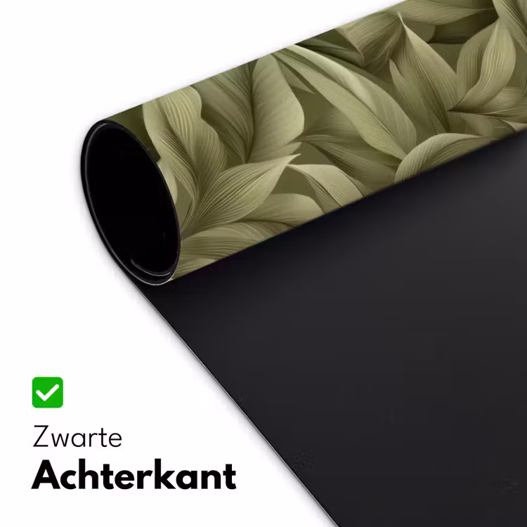Bladeren - Modern - Groen Muismat XXL klein 681 -sfeer2
