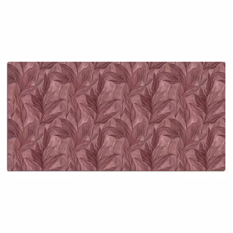 Bladeren - Patroon - Paars Muismat XXL klein 681 -3d_leeg