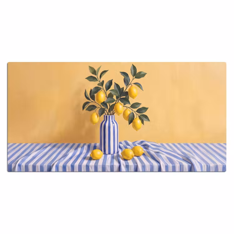 Desk Mat - Lemon - Still Life - Modern - Citroen - Stilleven - Modern Muismat XXL klein