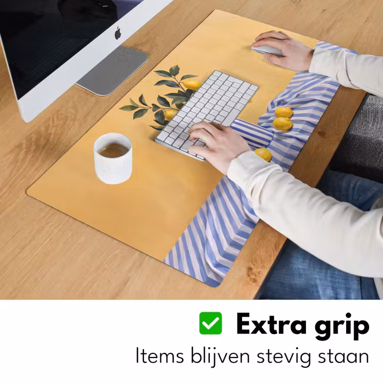Desk Mat - Lemon - Still Life - Modern - Citroen - Stilleven - Modern Muismat XXL klein