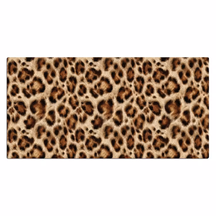 Luipaard - Vacht - Bruin Muismat XXL klein 681 -3d_leeg