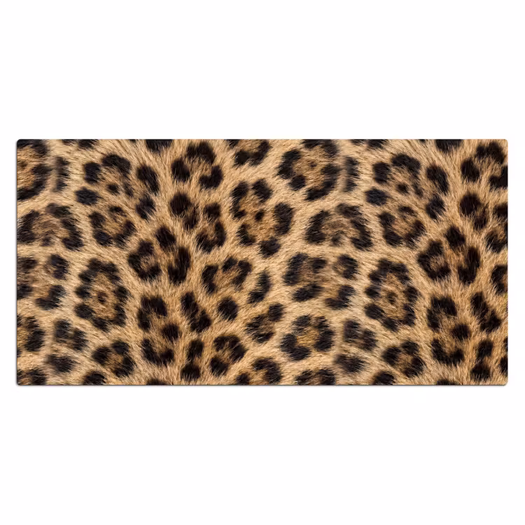 Luipaard - Vacht - Klassiek - Bruin Muismat XXL klein -3d_leeg
