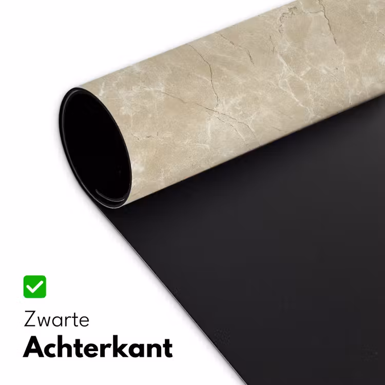 Lichtbeige - Marmer - Diffusie adering Muismat XXL klein 681 -sfeer2