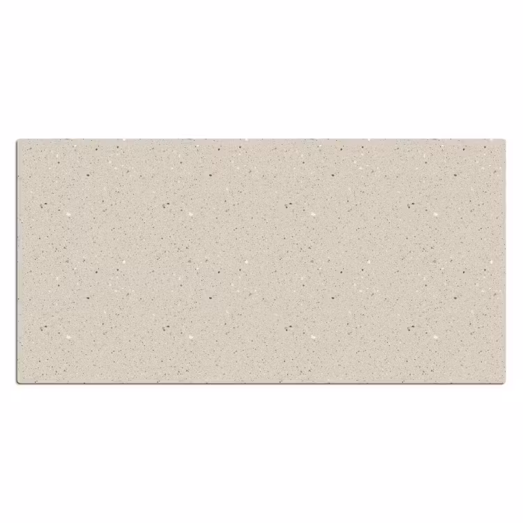 Lichtbeige - Terrazzo - Grijs Muismat XXL klein 681 -3d_leeg