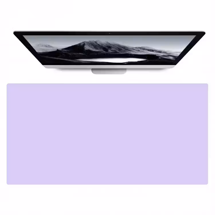 Light - Orchid - Paars Muismat XXL klein 681 -zzz3d