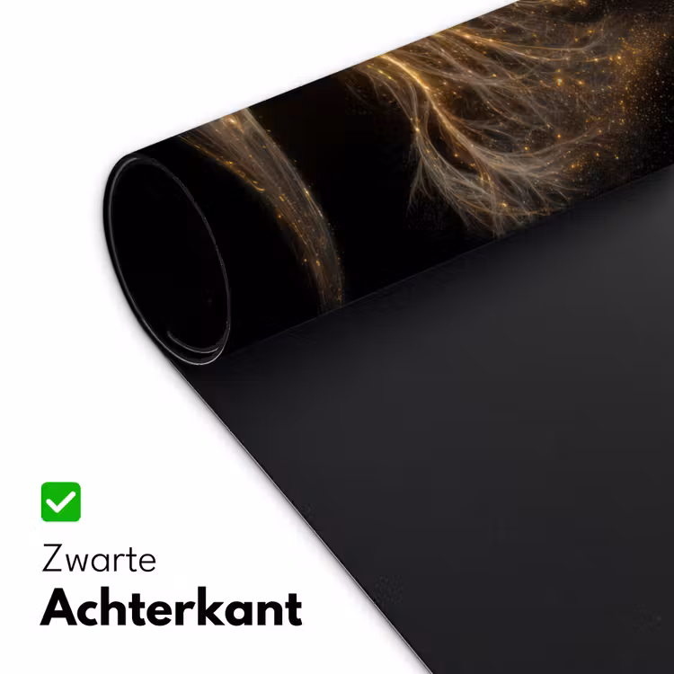 Lichtjes - Boom - Abstract - Zwart Muismat XXL klein -sfeer2
