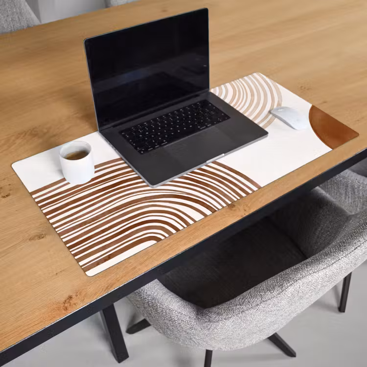 Desk Mat - Lines - Minimalist - Art - Lijnen - Minimalistisch - Kunst Muismat XXL klein