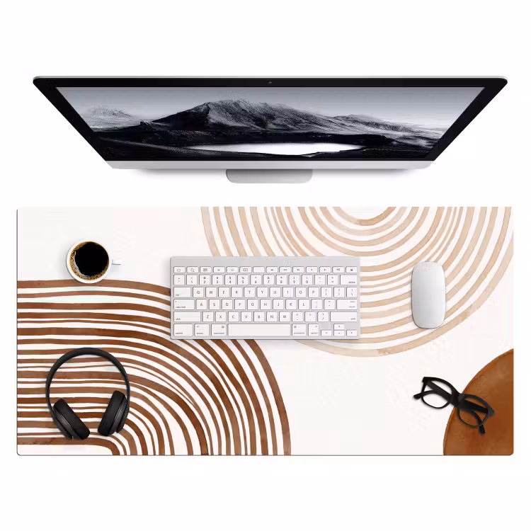 Desk Mat - Lines - Minimalist - Art - Lijnen - Minimalistisch - Kunst Muismat XXL klein