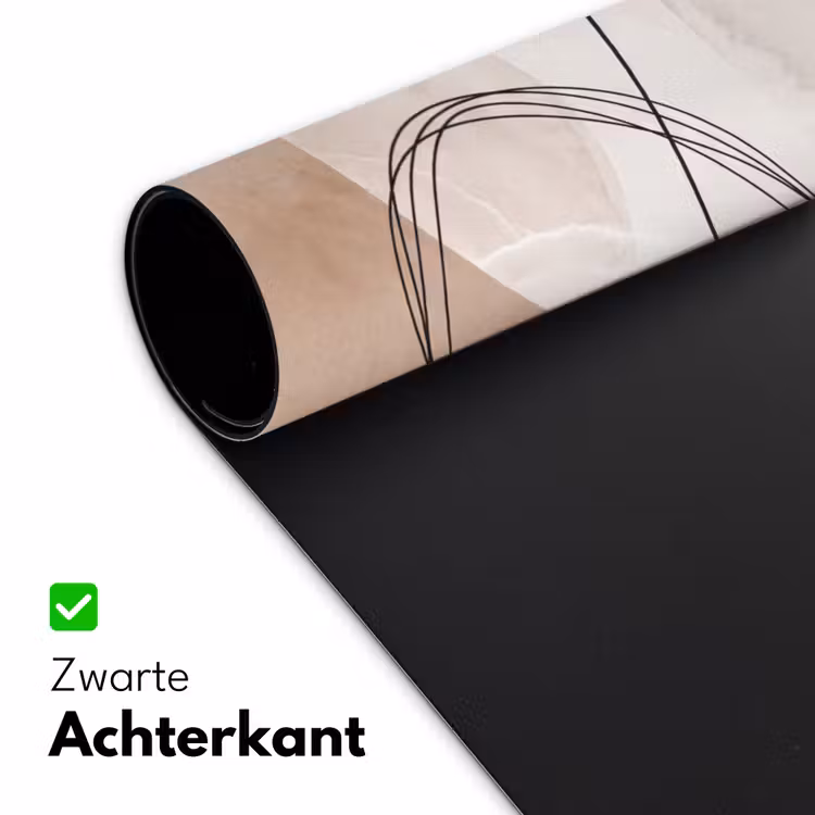 Desk Mat - Lines - Wavy - Art - Lijnen - Golvend - Kunst Muismat XXL klein