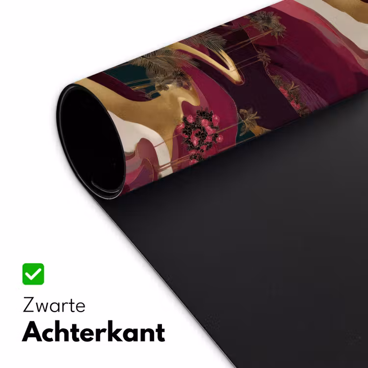 Magisch - Palmbomen - Goud Muismat XXL klein 681 -sfeer2