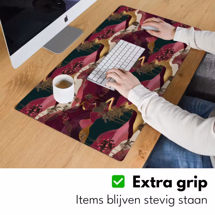 Magisch - Palmbomen - Goud Muismat XXL klein 681 -sfeer3