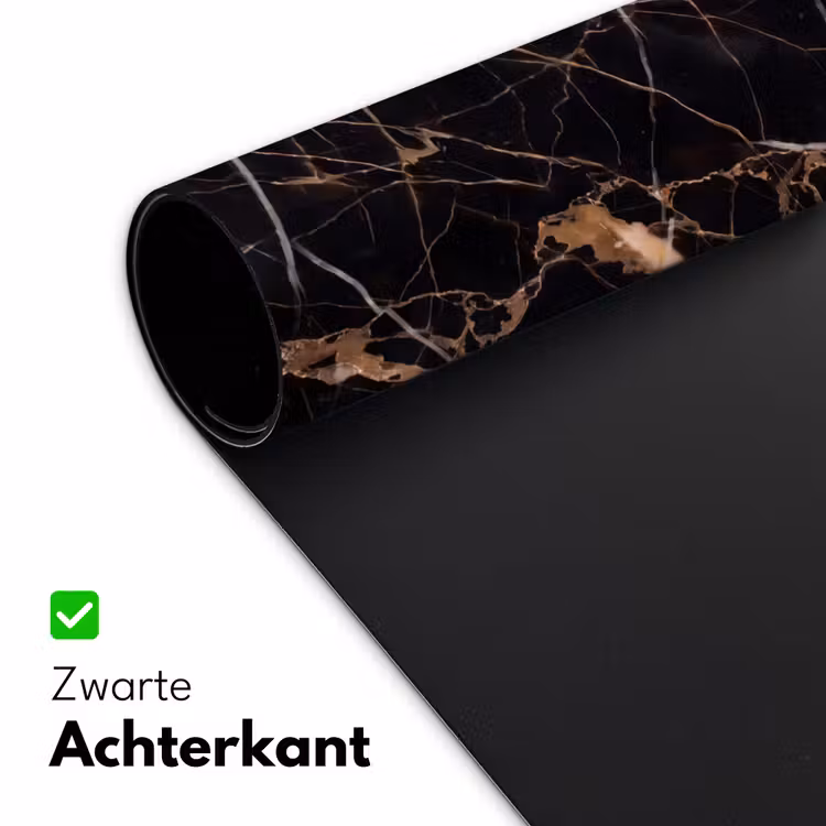Marmer - Goud - Abstract - Zwart Muismat XXL klein -sfeer2
