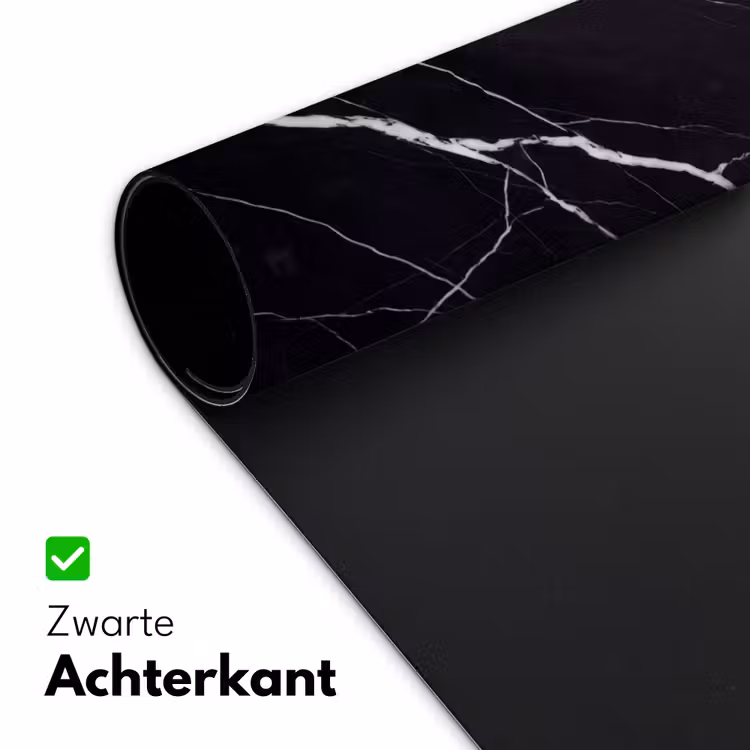 Marmer - Patroon - Abstract - Modern - Zwart Muismat XXL klein -sfeer2