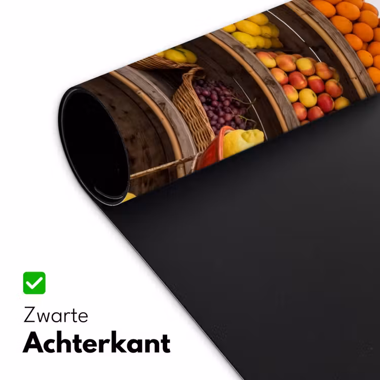 Desk Mat - Market Stall - Fruit - Fresh - Marktkraam - Fruit - Vers Muismat XXL klein