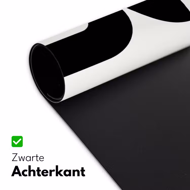 Desk Mat - Minimalist - Art - White - Minimalistisch - Kunst - Wit Muismat XXL klein