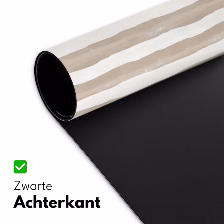 Minimalistisch - Strepen - Beige Muismat XXL klein 681 -sfeer2