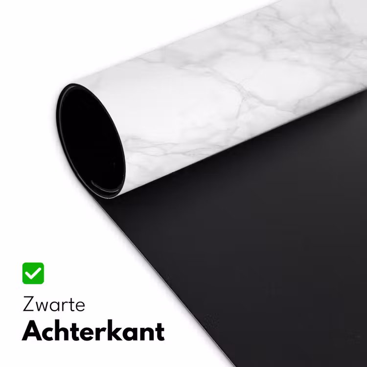 Minimalistisch - Wit - Grijze aders Muismat XXL klein 681 -sfeer2