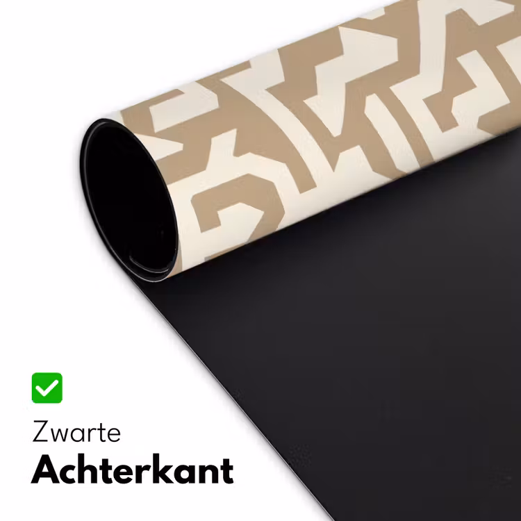Modern - Abstract - Beige Muismat XXL klein 681 -sfeer2