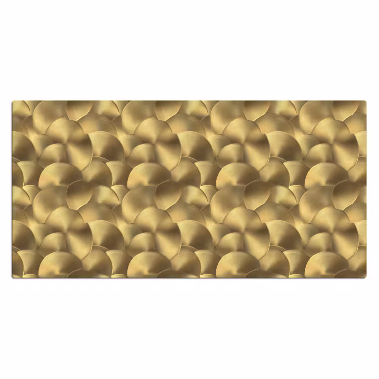 Modern - Cirkel - Goud Muismat XXL klein 681 -3d_leeg