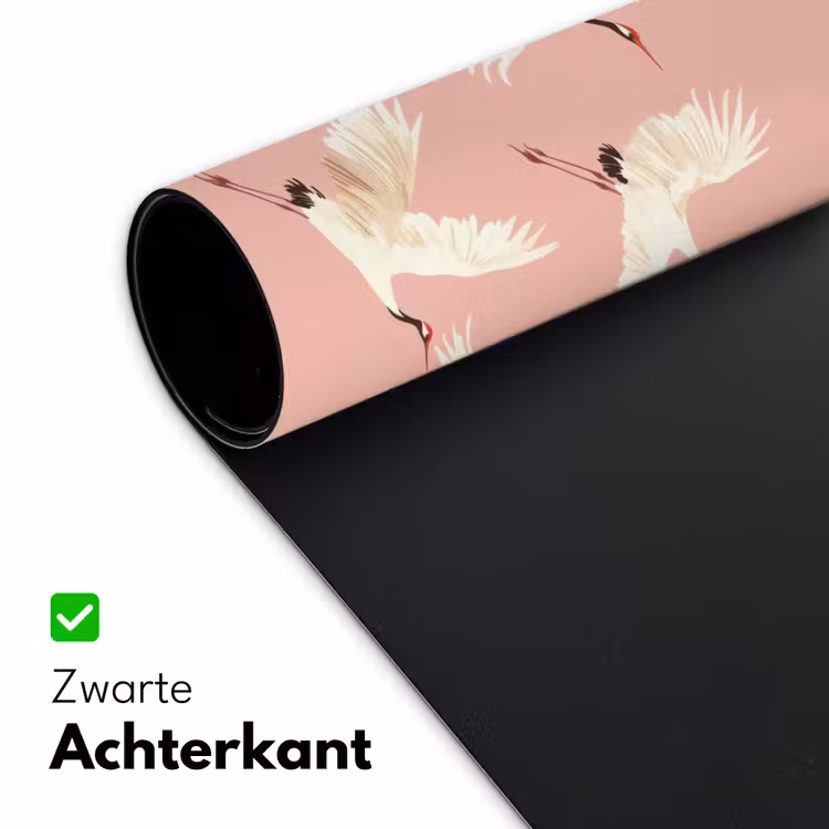 Modern - Kraanvogels - Roze Muismat XXL klein 681 -sfeer2