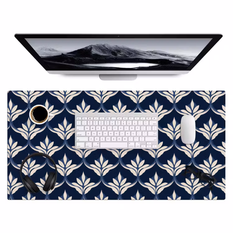 Modern - Ontwerp - Blauw Muismat XXL klein 681 -3d