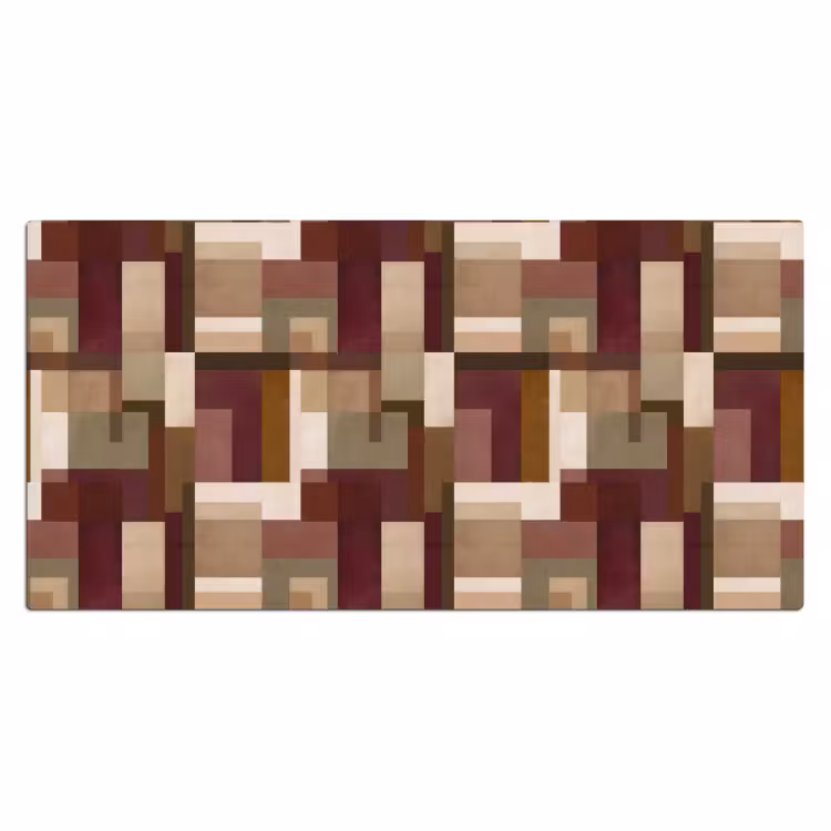 Modern - Geometrie - Kleurrijk Muismat XXL klein 681 -3d_leeg