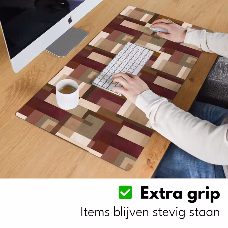 Modern - Geometrie - Kleurrijk Muismat XXL klein 681 -sfeer3