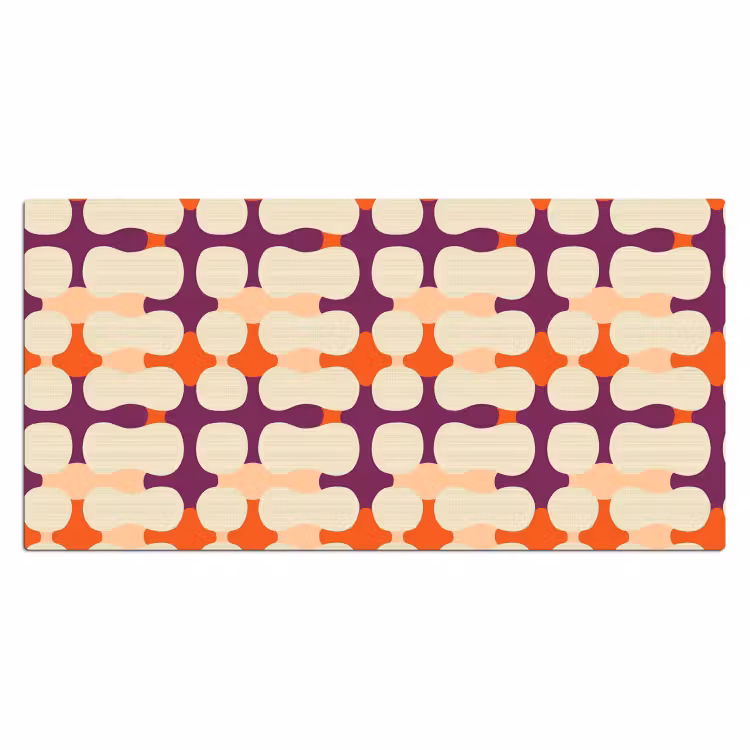 Modern - Patroon - Kleurrijk Muismat XXL klein 681 -3d_leeg