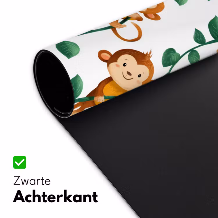 Apen - Lianen - Kleurrijk Muismat XXL klein 681 -sfeer2