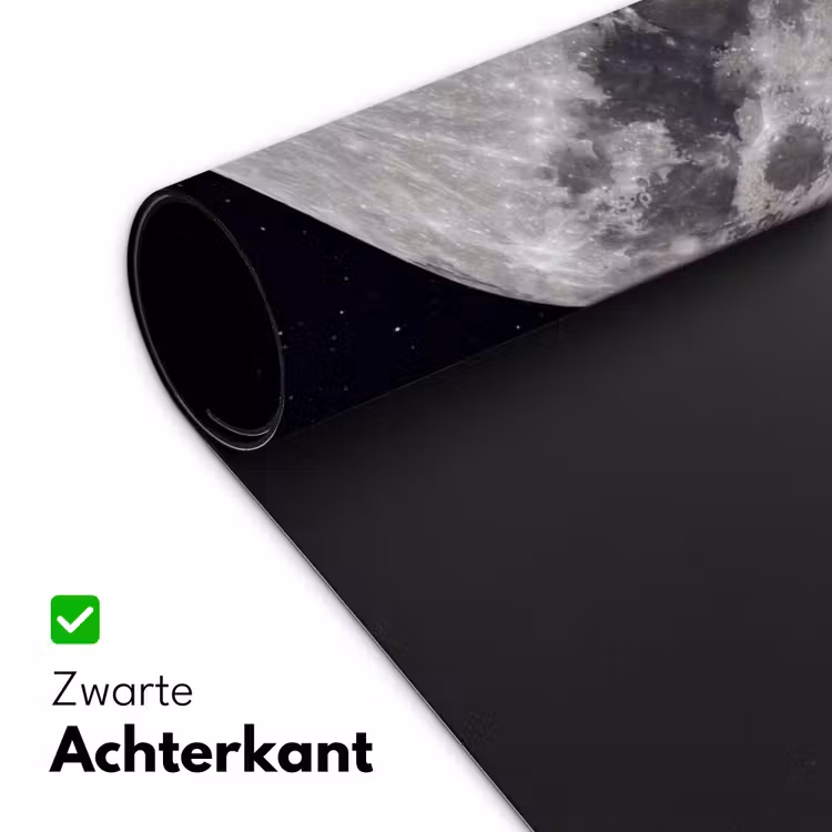 Desk Mat - Moon - Stars - Space - Maan - Sterren - Ruimte Muismat XXL klein
