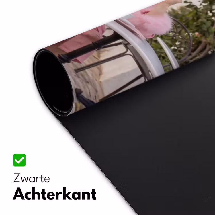 Ochtendjas - Krulspelden - Roze Muismat XXL klein -sfeer2