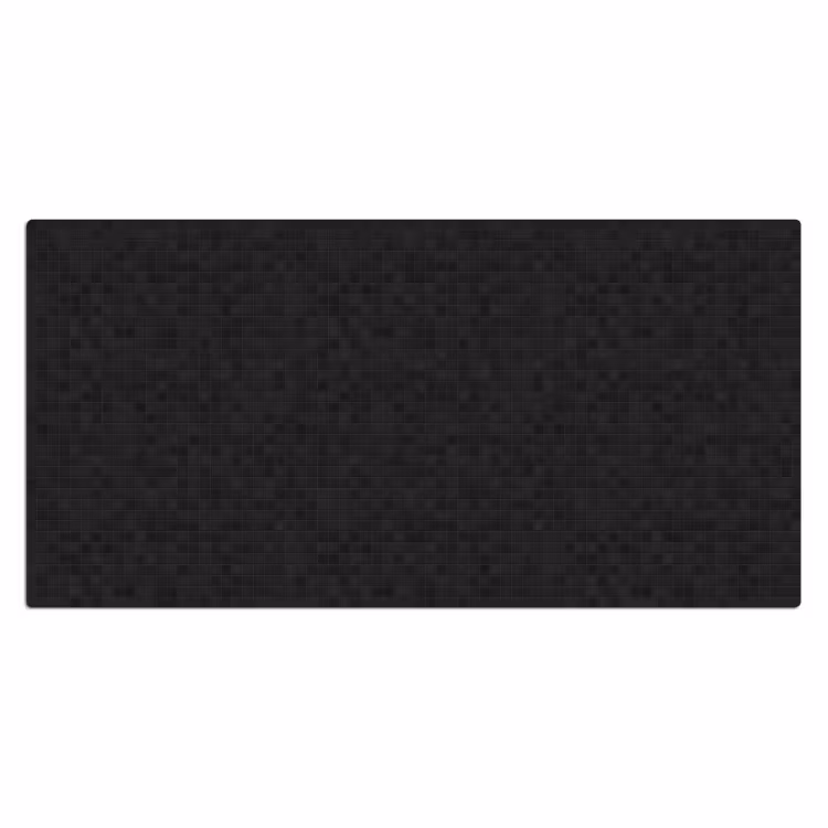 Mozaïek - Patroon - Antraciet - Zwart Muismat XXL klein 681 -3d_leeg