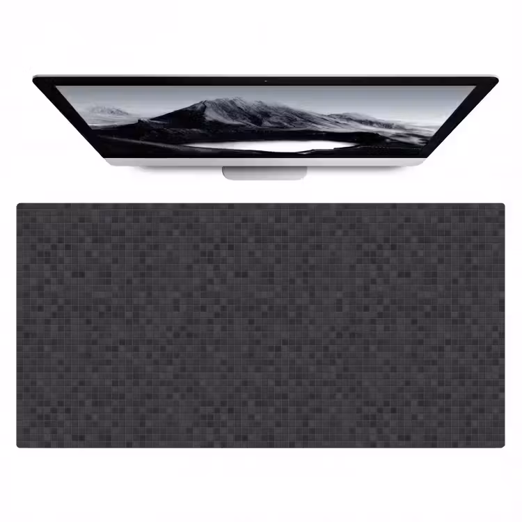 Mozaïek - Patroon - Zwart Muismat XXL klein 681 -zzz3d